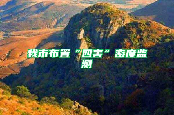 我市布置“四害”密度監(jiān)測