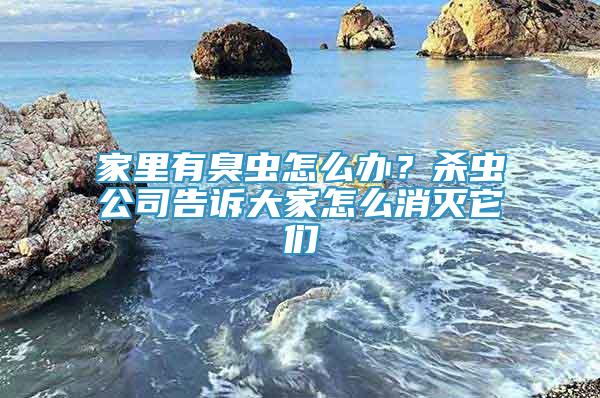 家里有臭蟲怎么辦？殺蟲公司告訴大家怎么消滅它們