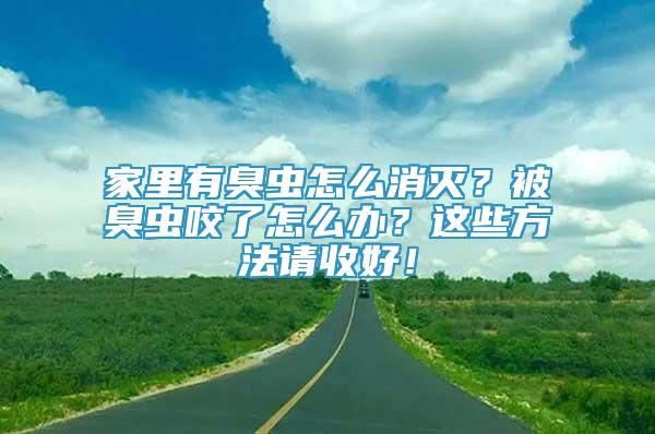 家里有臭蟲怎么消滅？被臭蟲咬了怎么辦？這些方法請收好！