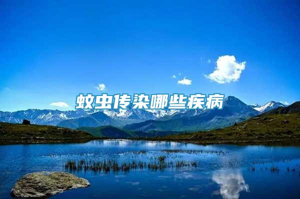 蚊蟲(chóng)傳染哪些疾病