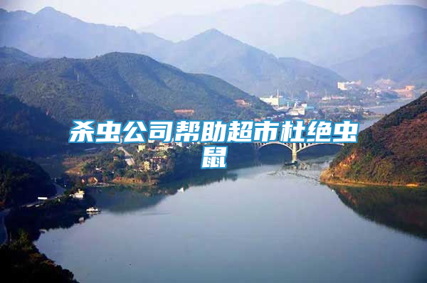 殺蟲公司幫助超市杜絕蟲鼠